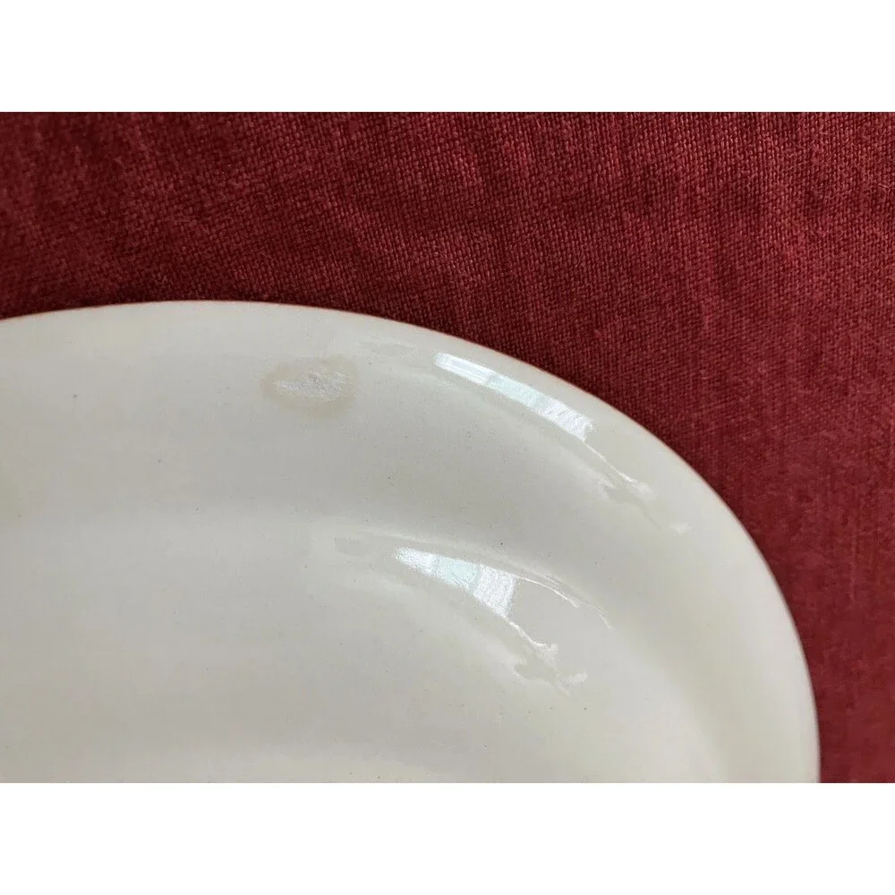Vintage ‘40s/‘50s Vernon Kilns Vernonware Homespun Plaid 14” Oval Platter